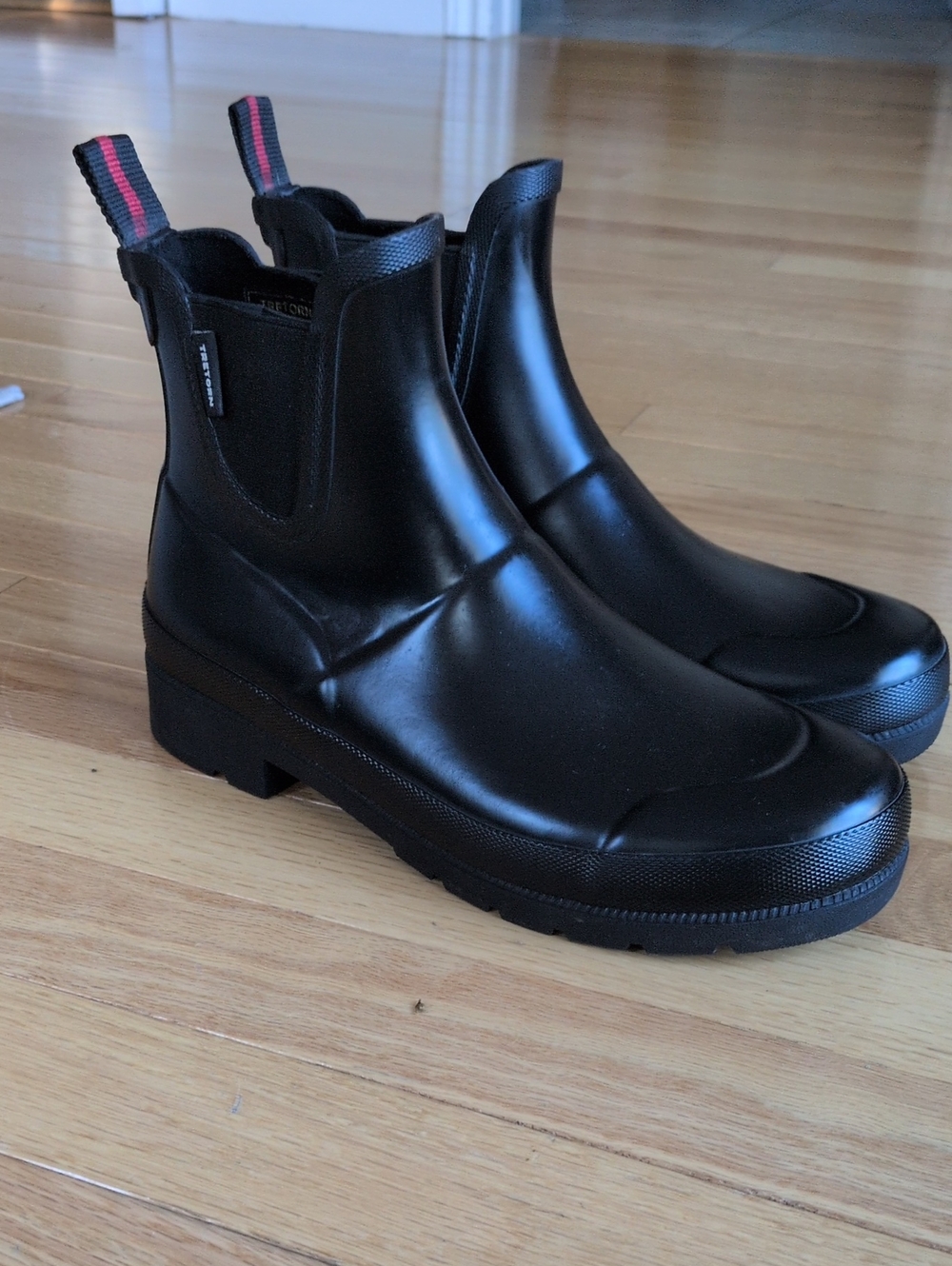 Tretorn Chelsea Style Waterproof Rain Boots Size 8